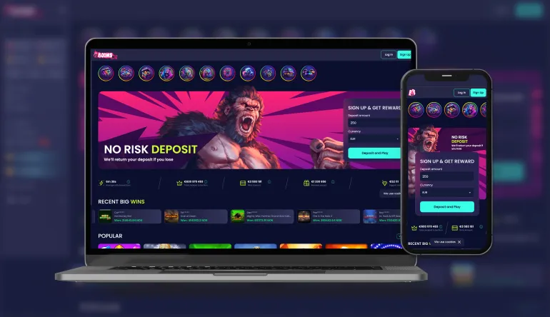 BoomsBet Casino App-schermafbeelding